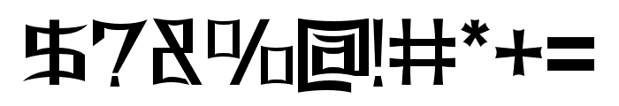 Fujiso-Regular Font OTHER CHARS