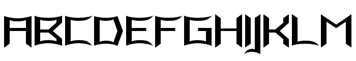 Fujiso-Regular Font UPPERCASE