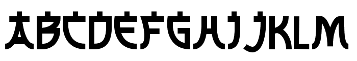Fujiyama Font UPPERCASE
