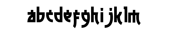 Fujiyama Font LOWERCASE
