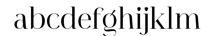 Fulgate Regular Font LOWERCASE