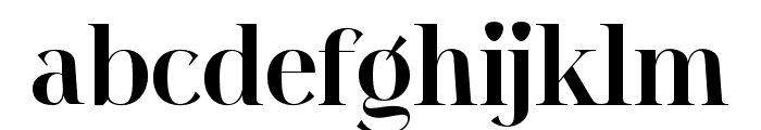 Fulgate SemiBold Font LOWERCASE