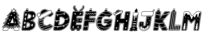 Fun Christmas Italic Regular Font LOWERCASE