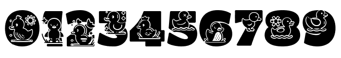 Fun Duck Font OTHER CHARS