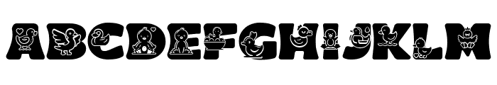 Fun Duck Font UPPERCASE