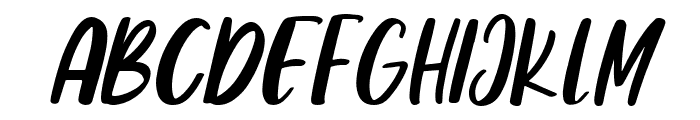 Fun Frog Italic Font UPPERCASE