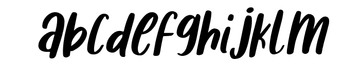 Fun Frog Italic Font LOWERCASE