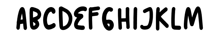 Fun Phoebe Regular Font UPPERCASE