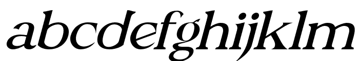 FunCat-Italic Font LOWERCASE