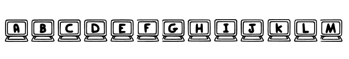FunDevices Laptop Font UPPERCASE