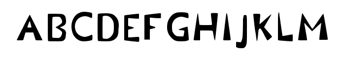 Funeiform Regular Font UPPERCASE
