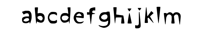 Funeiform Regular Font LOWERCASE