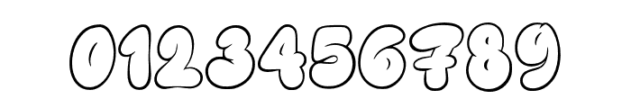 FungkyBrow-Outline Font OTHER CHARS