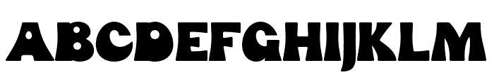 FunkGibson-Regular Font UPPERCASE
