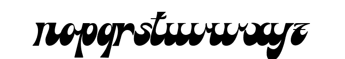 Funkaholic Font Font LOWERCASE