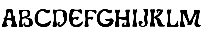 Funkley Regular Font UPPERCASE