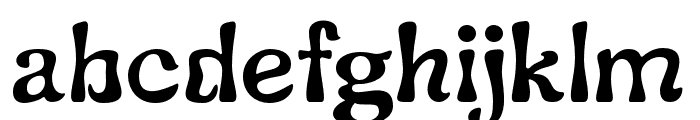 Funkley Regular Font LOWERCASE