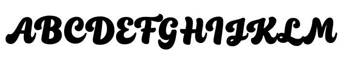 Funkly Bold Font UPPERCASE