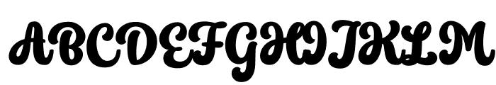 Funky Baby Font UPPERCASE