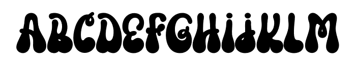 Funky Chunky Font UPPERCASE
