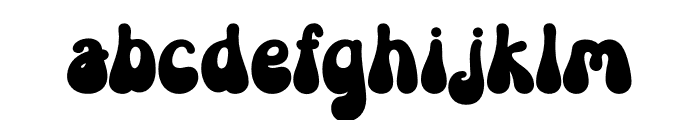 Funky Chunky Font LOWERCASE