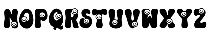 Funky Daisy Smiley Font LOWERCASE