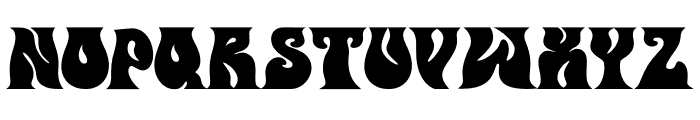 Funky Disco Font UPPERCASE