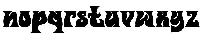 Funky Disco Font LOWERCASE