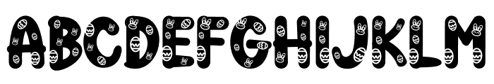 Funky Easter Font LOWERCASE