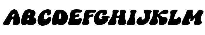 Funky Flower Font UPPERCASE