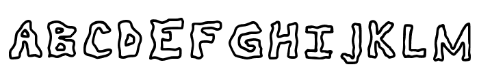 Funky Font Regular Font LOWERCASE