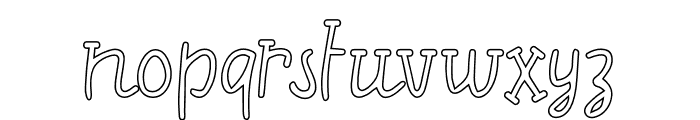 Funky Funny Playful One Font LOWERCASE