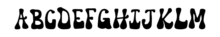 Funky Fusion Regular Font UPPERCASE