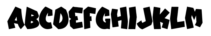 Funky Hype Font UPPERCASE