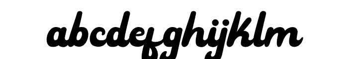 Funky Retro Font LOWERCASE