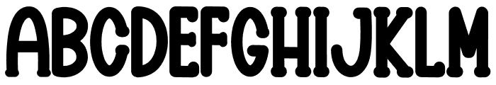 Funky School Font LOWERCASE