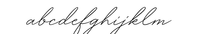 Funky Signature Font LOWERCASE