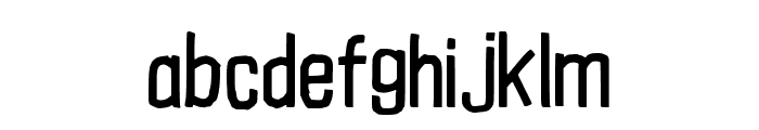 Funky Soldier Regular Font LOWERCASE