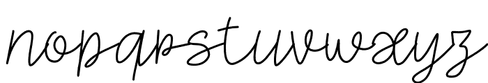 Funky Star Script Font LOWERCASE