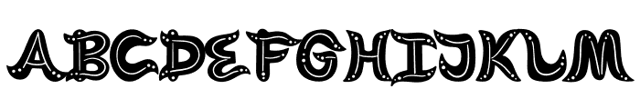 Funky Street Font UPPERCASE