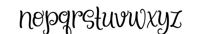 Funky Swirly Font LOWERCASE