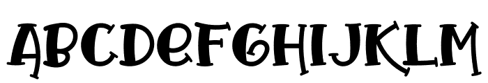 Funky Tiger Font UPPERCASE