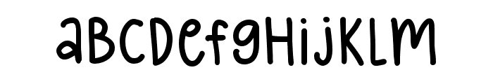 Funky Zest Regular Font LOWERCASE