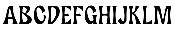 FunkyGrim-Regular Font UPPERCASE