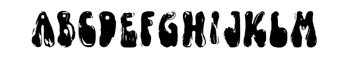 FunkyYard-SVG Font UPPERCASE