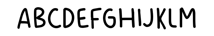 FunkyZest-Regular Font UPPERCASE