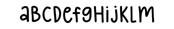 FunkyZest-Regular Font LOWERCASE