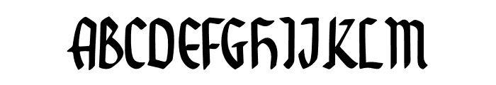 Funkygloom Font UPPERCASE