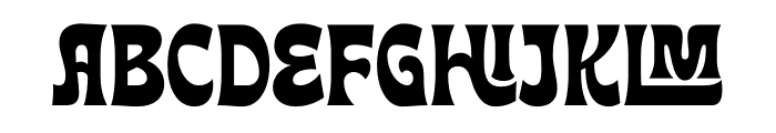 Funkymore Font LOWERCASE