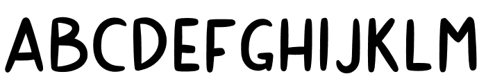 Funmoon Regular Font UPPERCASE